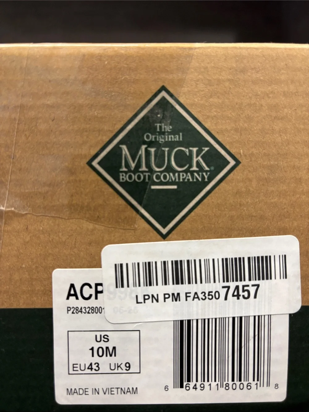 Men's Muck Arctic Pro Insulated Boots ACP998K (Brown) - Size 10